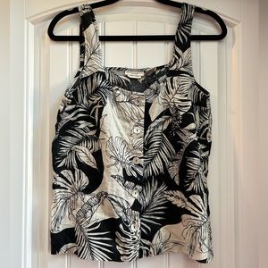 CHRISTIAN SIRIANO ~ 100% Linen Women’s Top